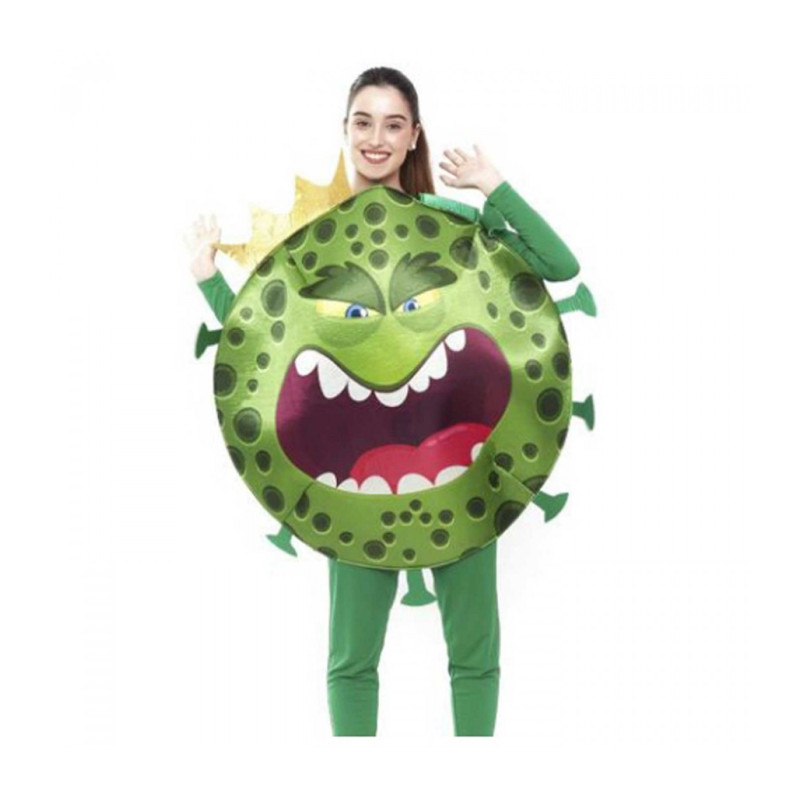 Disfraz de virus mortal con forma redonda para jovenes y adultos para carnaval